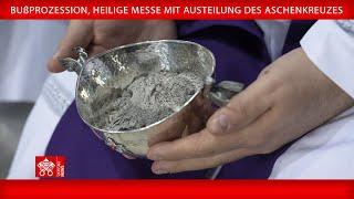 Bußprozession, Heilige Messe mit Austeilung des Aschenkreuzes, 5 . März 2025