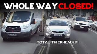 UNBELIEVABLE UK DASH CAMERAS | Nearly Head-On With Little Car, Cyclist Being A D*ck, FAILS! #124