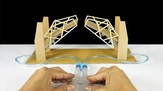 DIY สะพานไฮดรอลิกจำลอง | How to Make Hydraulic Bridge - Using Syringes