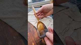 How to Burnish and BAKE a Spoon! #handmade #spooncarving #kitchentools #learntospooncarve