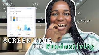 SWAPPING MY SCREEN TIME FOR PRODUCTIVITY (lectures,studying, readings) *vlog