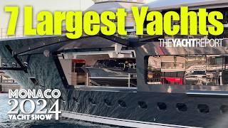 MASSIVE Superyachts at The Monaco Yacht Show | MYS2024