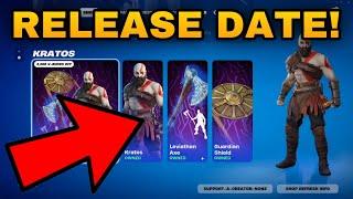 KRATOS SKIN + LEVIATHAN AXE PICKAXE RETURN RELEASE DATE IN FORTNITE ITEM SHOP 2024!