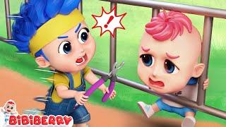 I'm Stuck Song  Playground Safety Song | Safety Tips & Baby Songs | Bibiberry Nursery Rhymes