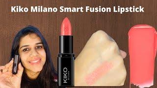 Kiko Milano Smart Fusion Lipstick || SWATCH + REVIEW ||