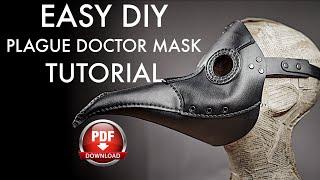 Plague Doctor Mask Full Tutorial and Pattern Download