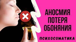 Что такое аносмия (потеря обоняния)? Психосоматические конфликты аносмии.