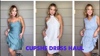 CUPSHE DRESSES!!??? Try-on and Review!!!