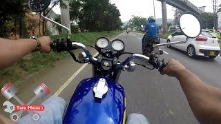 Yamaha RX 100 Dándole Azote En La Autopista Medellín