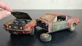 Restoration Ford Mustang Fastback 1968 - Abandoned Model Car