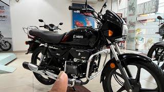 Hero new Splendor plus All black 2024 Bs7 model|full details on road price 