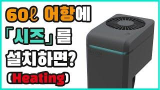 두자 소폭(60리터) 어항에 일렉쿠아 시즈(seize)를 설치하면? [히터]