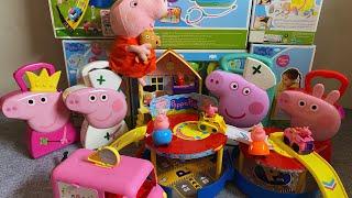 6 Minutes Satisfying with Unboxing Cute Peppa Pig House Compilation, Peppa Medic Case, ASMR Toys