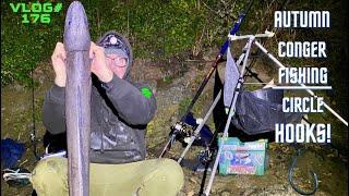 Sea Fishing Uk | Autumn Conger Eel Fishing | The Circle Hook Experiment | Vlog#176