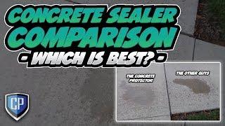 Concrete Sealer Comparison - Which is Best?