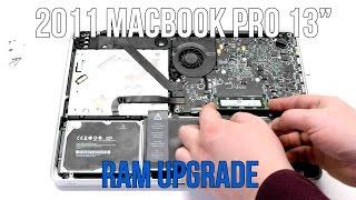 2011 Macbook Pro 13" A1278 RAM Upgrade