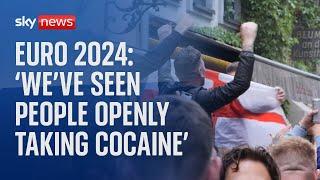Euro 2024: 'We've seen people openly taking cocaine' - UK police monitoring fans in Germany