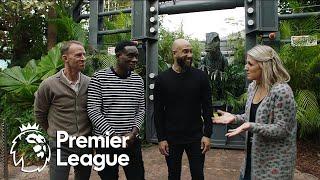 Rebecca Lowe and the lads experience Raptor Encounter at Universal | Premier League | NBC Sports