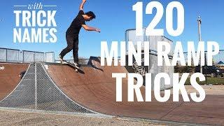 MINI RAMP SKATEBOARDING TRICK-O-PEDIA!!!