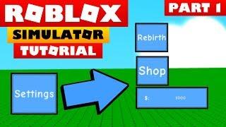 Roblox Studio Tutorial - SIMULATOR KIT - PART 1