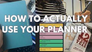 How to Use a Planner: Plan Your Week First (Full Focus Planner)