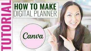CANVA TUTORIAL How to create Digital Planners in Canva