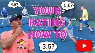 Do YOU KNOW your Pickleball Rating??