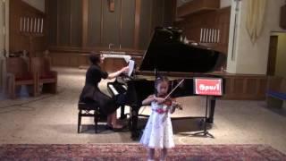 2016 Opus 1 Music Studio Summer Recital - Tian-Tian Lu, Violin