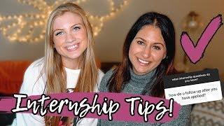 How To Stand Out As a College Intern! (Q&A) with InternQueen