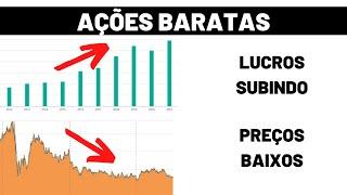 AÇÕES BARATAS e de boas empresas que são oportunidades na bolsa