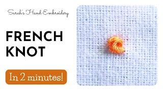 How to do French Knots