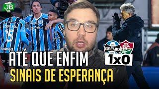  ATÉ QUE ENFIM, GRÊMIO APRESENTA SINAIS DE ESPERANÇA AO SEU TORCEDOR