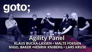 Agile Panel • Henrik Kniberg, Nigel Baker, Lars Kruse, Malte Foegen & Klaus Bucka-Lassen • GOTO 2022