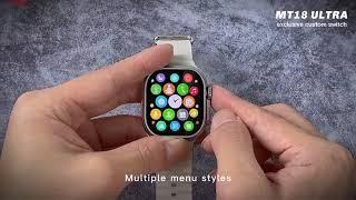 Relógio Smartwatch Mt 18 Ultra  Android E Ios