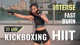 30 MIN KICKBOXING HIIT for EXTREME FAT BURN V13 - FAST RESULT  全身暴汗有氧拳击