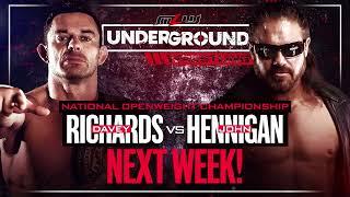 Davey Richards vs. John Hennigan THIS TUESDAY on MLW Underground
