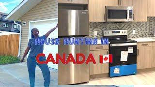 Basements Apartment tour in Edmonton Canada || House hunting || Nigerian living in Canada 