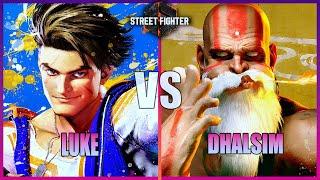 Street Fighter 6LUKE/CHUN-LI VS DHALSIM#replay #sf6