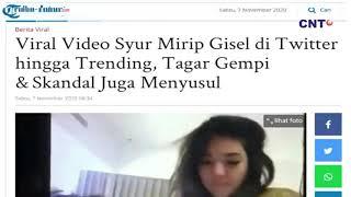 Viral sebelum dihapus, Tersebar video gisel yg tranding di twitter