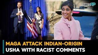 Indian Origin Usha Vance attacked by MAGA with Racist Comments