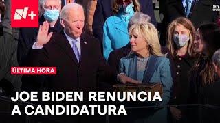 En Vivo: El presidente, Joe Biden, decide abandonar la carrera a la Presidencia de EUA.