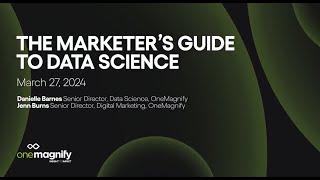 The Marketer's Guide to Data Science Collaboration