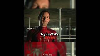 "Trying to do better"  - Spider Man | tobey Maguire | #marvel #spiderman  #trending #edit 