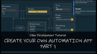 Odoo Development Tutorial: Create Your Own Automation App - Part 1
