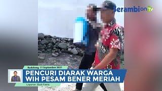 Pencuri Diarak Warga di Bener Meriah, Tangan Diikat, Badan Digantung Semprotan Hama