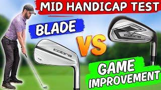 Are Blades BETTER?! Mid Handicap Test - Blade vs Game Improvement Irons