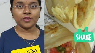 Egg Roll Street Food Recipe in Bengali Style.. #cooking #street food #best egg roll recipe