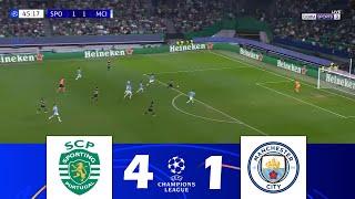 Sporting CP vs. Manchester City [4-1] | UEFA Champions League 2024/25 | Match Highlights!