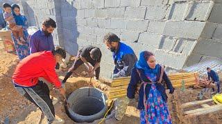 ️️"Amir and Hasan's Adventure: Completing the Toilet and a Journey to the Farm"