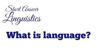 what is language | Noam chomsky defined languag| How Noam Chomsky defined language